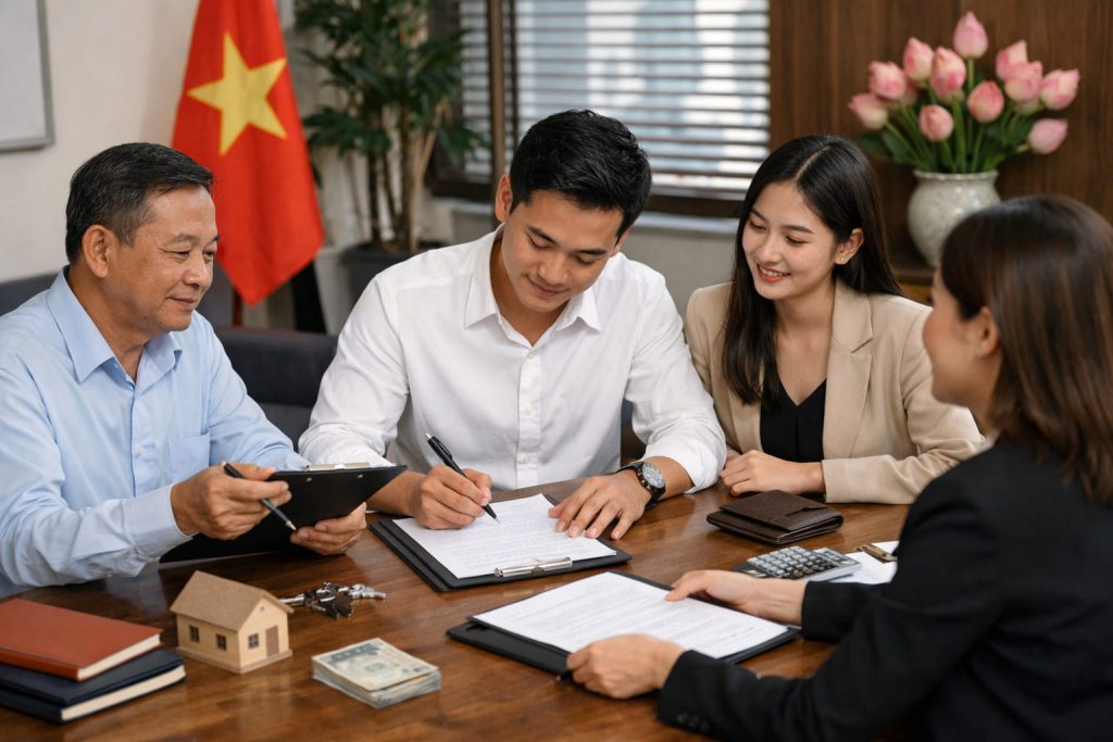 Thông tin các bên tham gia hợp đồng