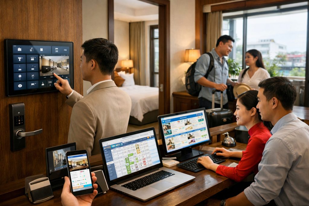 Tích hợp công nghệ Smart Building và đa kênh bán phòng