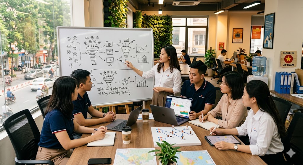 Tối ưu hóa hệ thống Marketing và luồng khách hàng tập trung