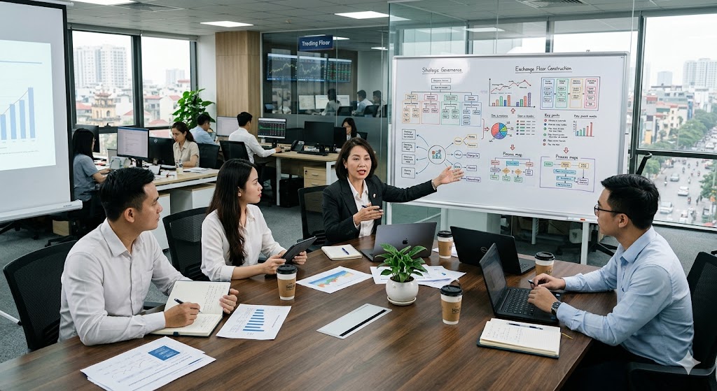 Tư duy quản trị và xây dựng bộ máy sàn giao dịch chuyên nghiệp