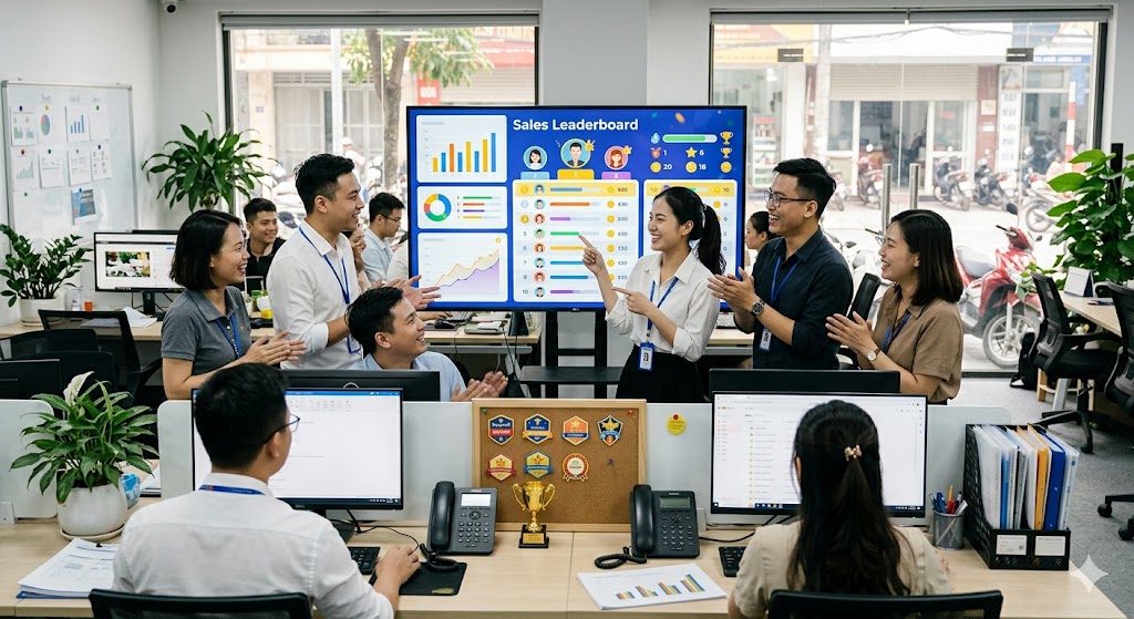 Ứng dụng Gamification trong quản trị hiệu suất bán hàng