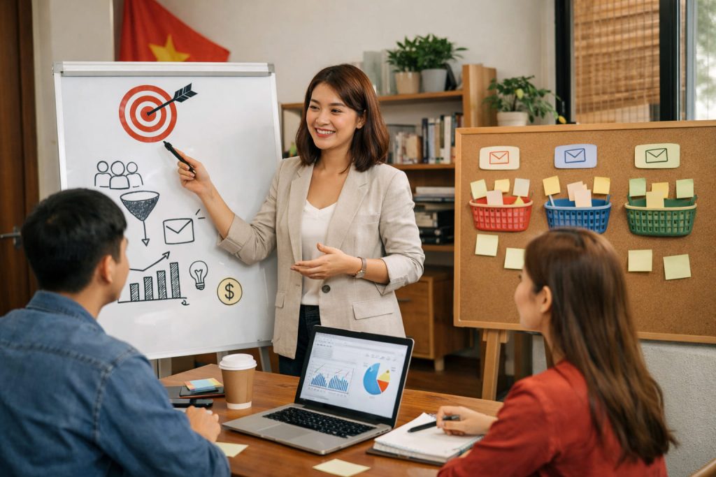 Xác định mục tiêu và phân loại danh sách Email