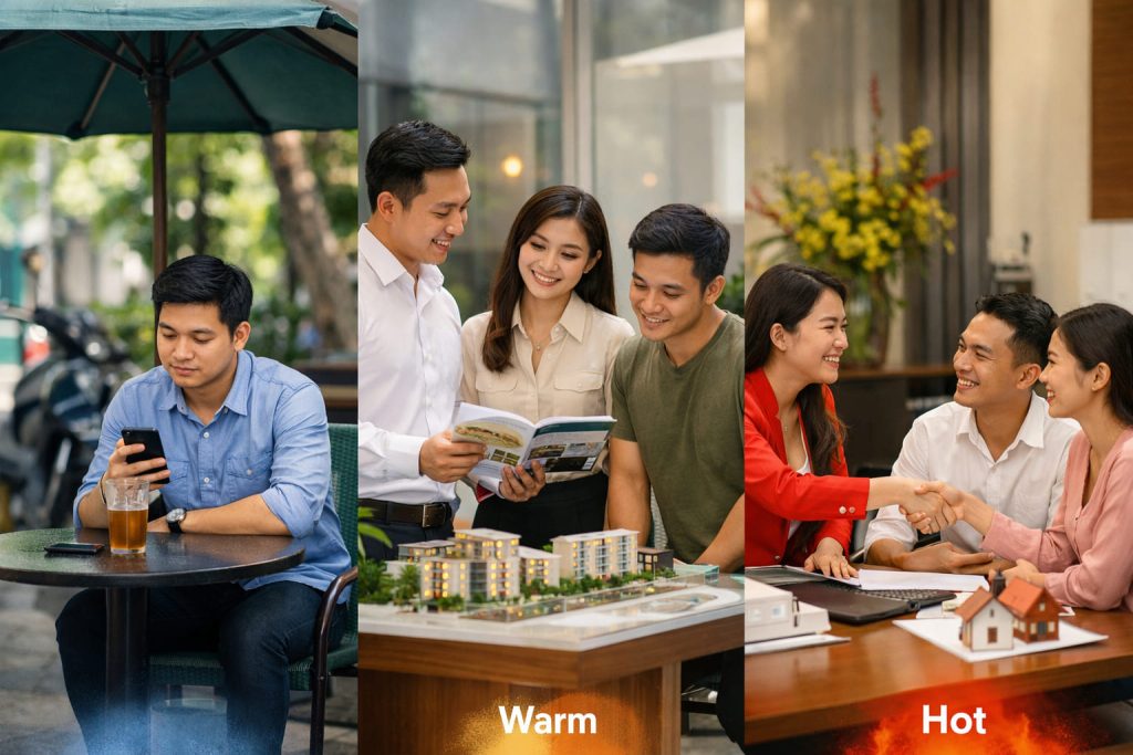Phân loại khách hàng theo mô hình nhiệt độ