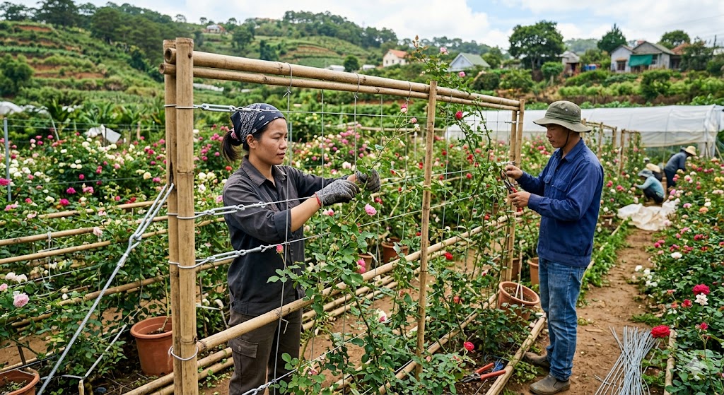 Xây dựng các mô hình hoa hồng linh hoạt trên hệ thống