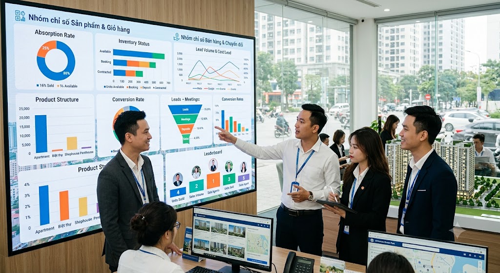cac chi so kpis quan trong can co tren dashboard bds