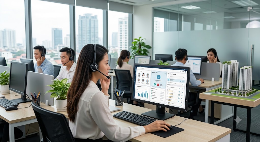 crm telesale bat dong san la gi
