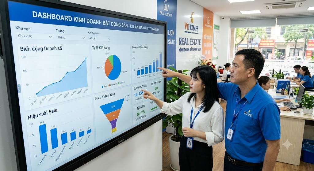 dashboard kinh doanh bat dong san la gi