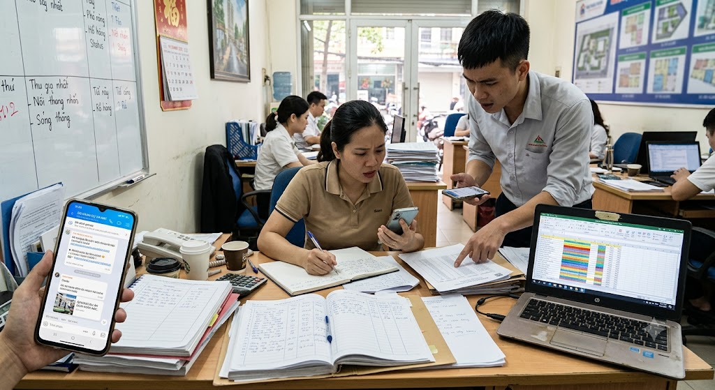 nhung kho khan kinh dien khi quan ly ro hang bds thu cong