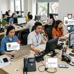 quy trinh 5 buoc van hanh crm telesale bds dat hieu qua toi da