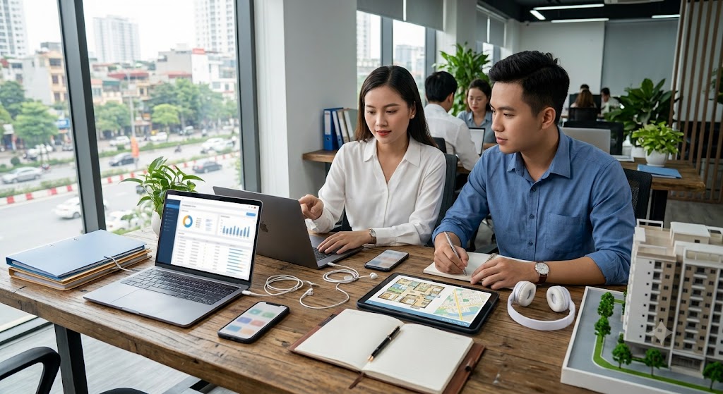 Ảnh 3: Bảng so sánh nhanh các phần mềm cho sale BĐS cá nhân
