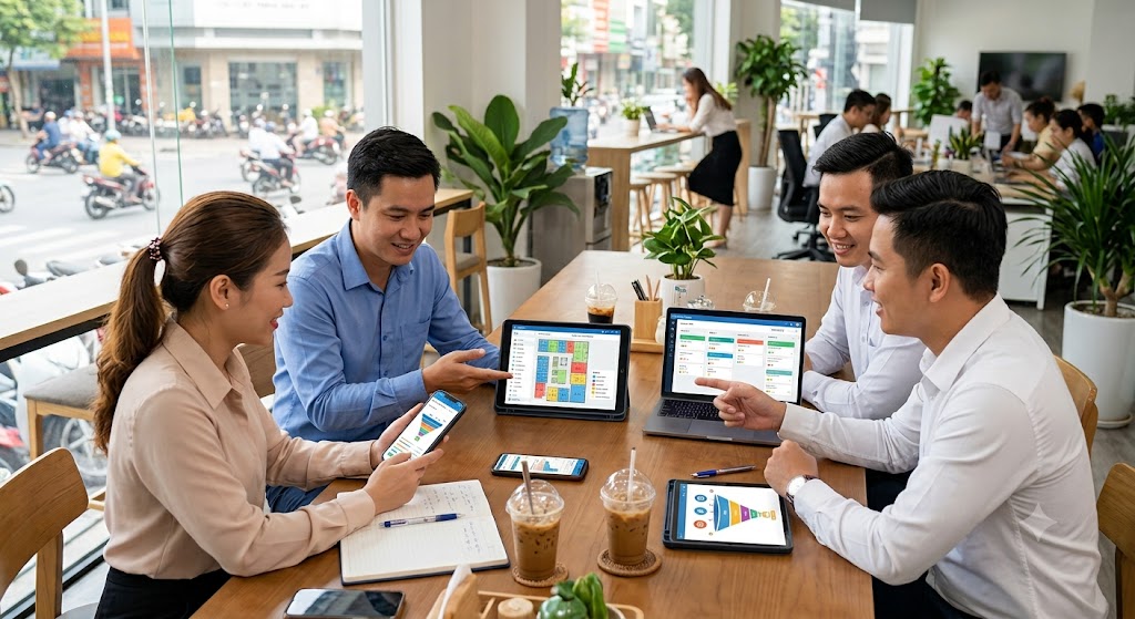 Top 10+ App Quản Lý Khách Hàng Bất Động Sản Tốt Nhất 2026 6 Ảnh 3: Hướng Dẫn Các Bước Triển Khai App CRM Cho Sàn Bất Động Sản Hiệu Quả