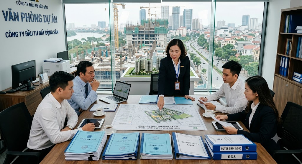 Ảnh 1: Quản lý pháp lý dự án bất động sản là yếu tố then chốt quyết định tiến độ