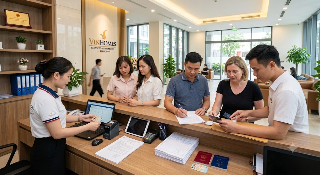 Ảnh 3: quy trình 5 bước quản lý cư dân căn hộ dịch vụ chuẩn chuyên nghiệp