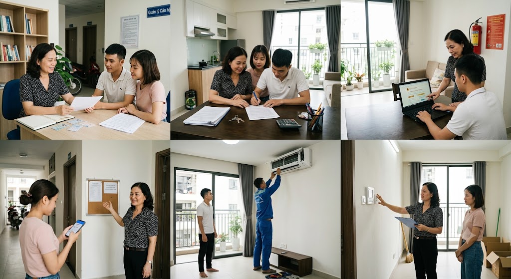Quản Lý Khách Thuê Bất Động Sản: Bí Quyết & Quy Trình 6 Bước Tránh Rủi Ro 6 Ảnh 3: quy trình 6 bước quản lý khách thuê chuyên nghiệp