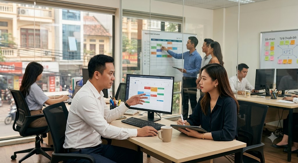 Ảnh 1: Tại sao doanh nghiệp cần phần mềm quản lý lịch dẫn khách