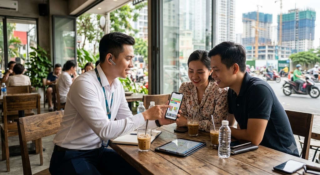 Ảnh 1: Tại Sao Sale Bất Động Sản Bắt Buộc Phải Dùng Mobile App Tối Ưu