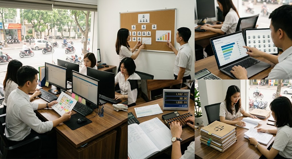 Quản Lý Vận Hành Sàn Bất Động Sản: Quy Trình Tối Ưu Doanh Thu A-Z 5 Ảnh 2: Trụ cột cốt lõi trong vận hành sàn BĐS hiệu quả