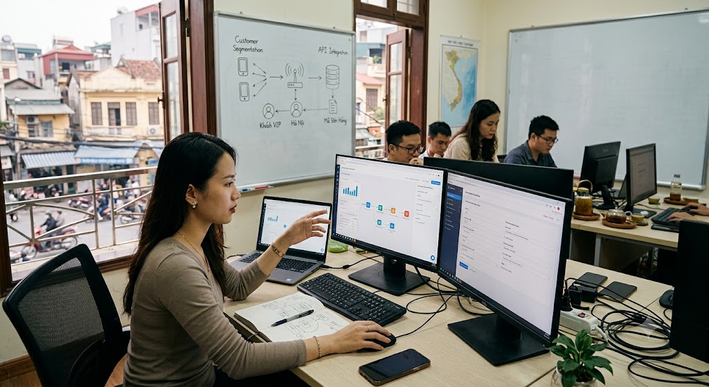 Phần mềm CRM gửi SMS Brandname tự động: Giải pháp x2 hiệu suất chăm sóc khách hàng 6 Ảnh 3: các tính năng cốt lõi bắt buộc phải có của hệ thống