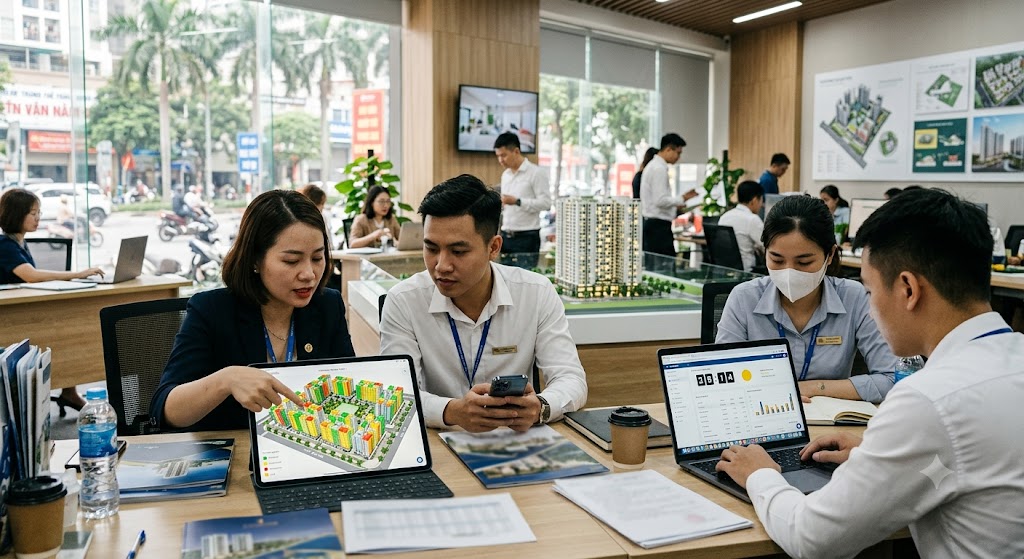 Ảnh 3: các tính năng cốt lõi của hệ thống quản lý bảng hàng realtime