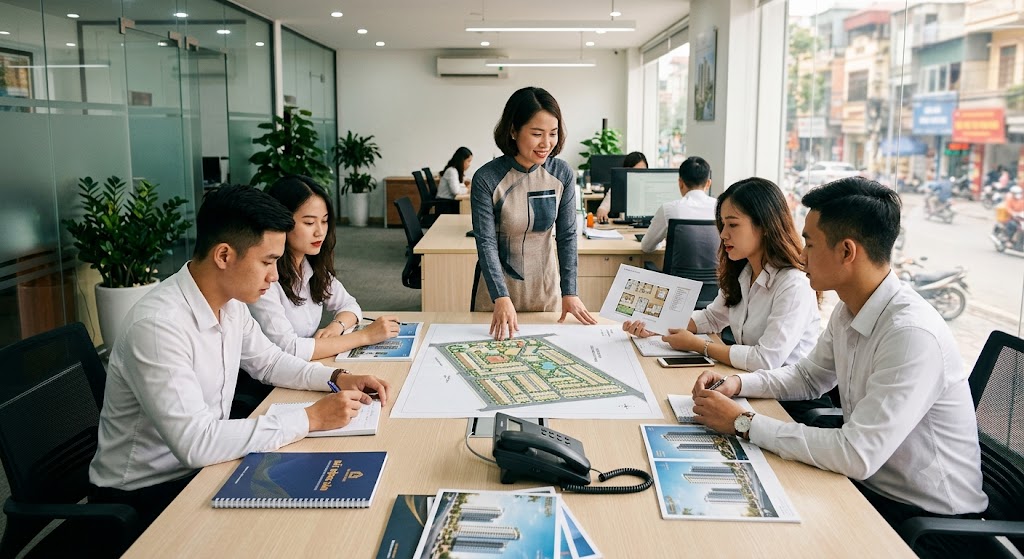 Ảnh 3: các trụ cột cốt lõi trong hệ thống đào tạo sale bđs chuyên nghiệp