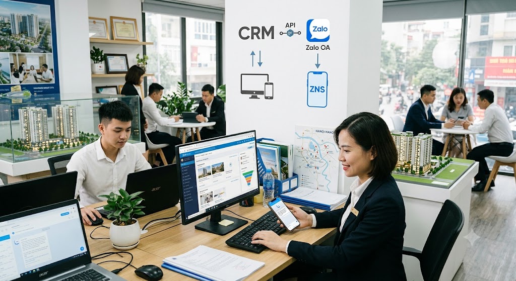 Ảnh 1: crm bất động sản tích hợp zalo zns là gì