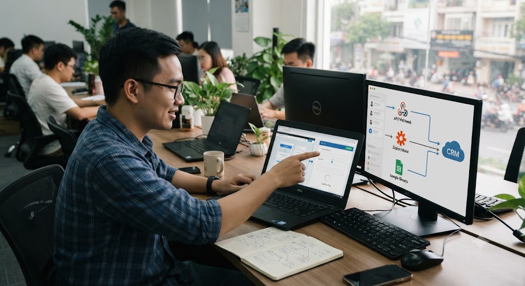 CRM Đồng Bộ Dữ Liệu Landing Page: Giải Pháp Tối Ưu Data & Tăng Tỷ Lệ Chuyển Đổi 6 Ảnh 3: hướng dẫn các cách đồng bộ dữ liệu landing page về crm phổ biến nhất