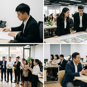 Ảnh 2: khung 4c chuẩn quốc tế áp dụng trong onboarding sale bđs