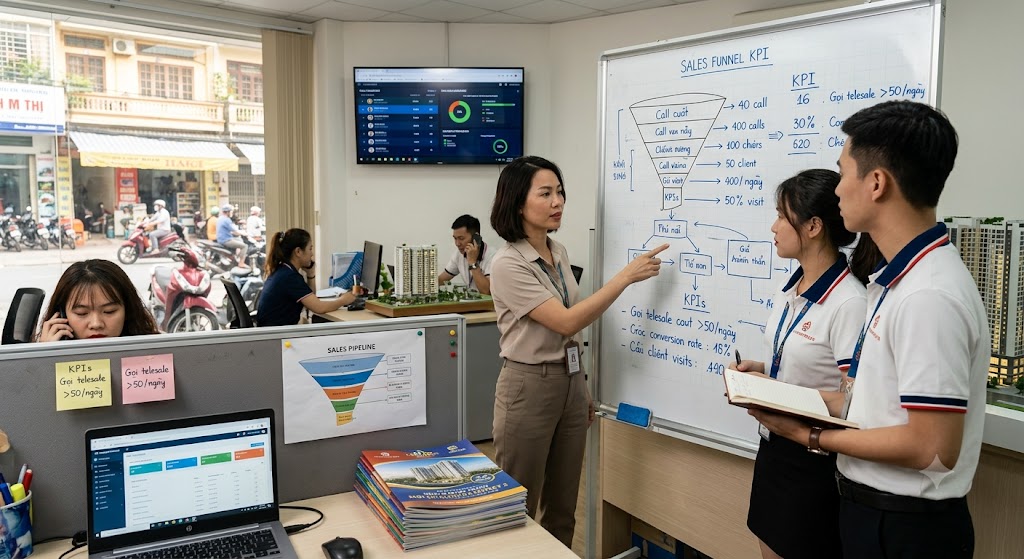Ảnh 1: kiểm soát hiệu suất sale bất động sản là gì