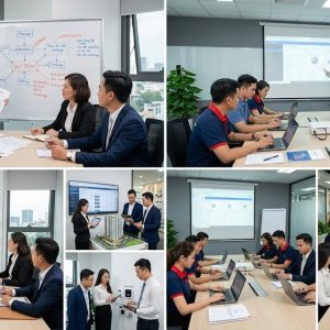 Ảnh 3: lộ trình 4 bước triển khai quản trị bđs bằng công nghệ cho doanh nghiệp