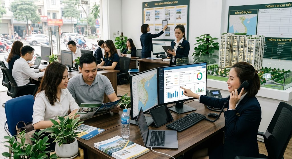 Ảnh 3: lợi ích thực tế khi triển khai crm realtime cho sàn bất động sản