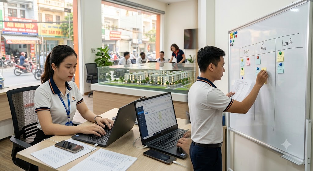 Ảnh 2: quy trình 6 bước quản lý khách hàng bất động sản chuẩn chỉnh