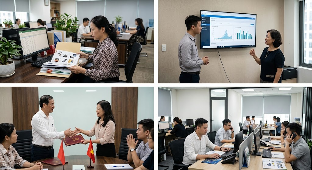Cách Khắc Phục Tình Trạng Sale Giấu Nguồn Hàng Triệt Để Cho Doanh Nghiệp 6 Ảnh 3: quy trình 4 bước áp dụng ngay để kiểm soát nguồn hàng doanh nghiệp