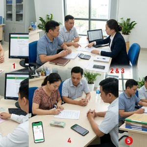 Ảnh 2: quy trình 5 bước chốt cọc bất động sản chuẩn pháp lý & an toàn