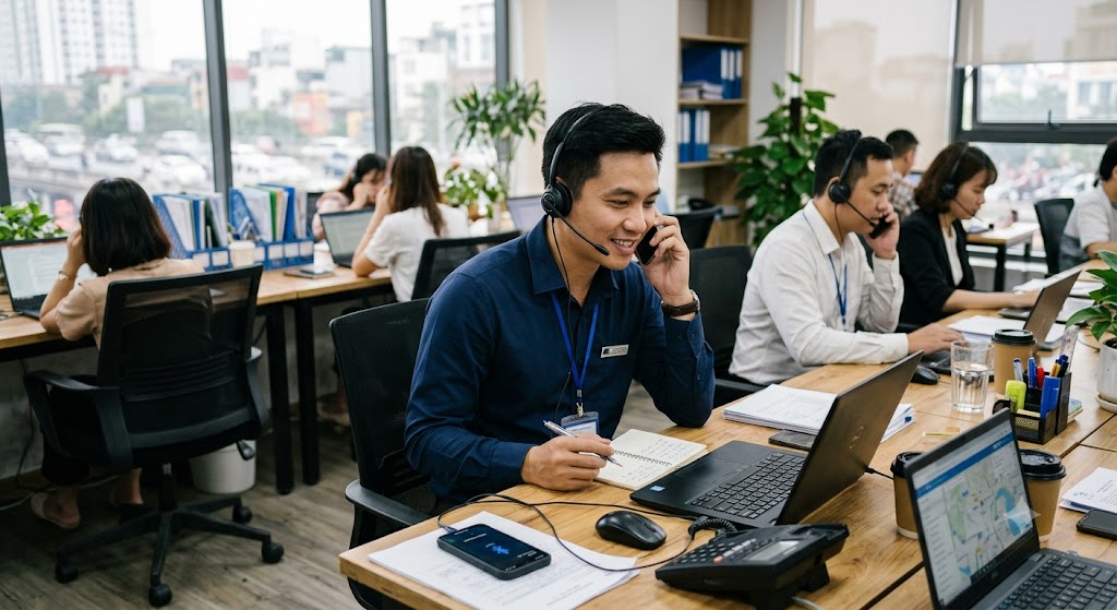 Ảnh 3: quy trình 5 bước gọi salephone bđs chuyên nghiệp