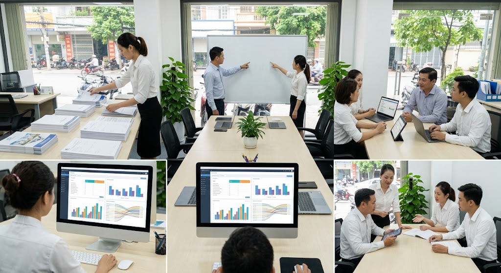 Ảnh 3: quy trình 5 bước kiểm soát hiệu suất sale bđs tối ưu