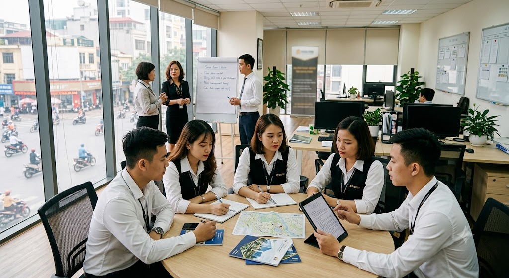Ảnh 3: quy trình 5 bước quản lý đào tạo môi giới bất động sản hiệu quả cho sàn giao dịch