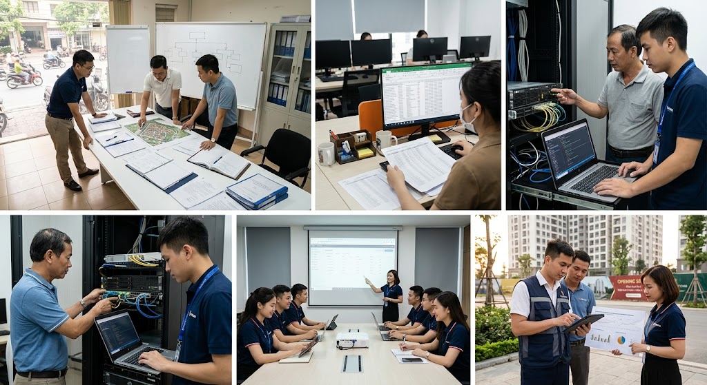 Giải Pháp Số Hóa Sàn Giao Dịch Bất Động Sản: Bứt Phá Doanh Thu & Vận Hành Bền Vững 6 Ảnh 3: quy trình 5 bước triển khai giải pháp số hóa cho sàn bđs