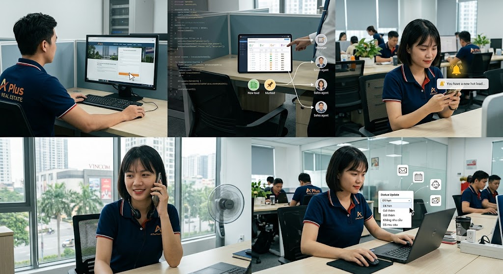 Ảnh 3: quy trình 5 bước xử lý data nóng bđs chuẩn tự động hóa