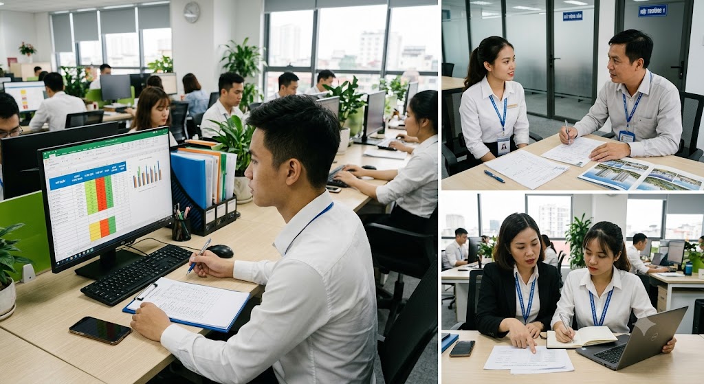 Ảnh 2: quy trình 6 bước trong cách quản lý nhân viên môi giới hiệu quả