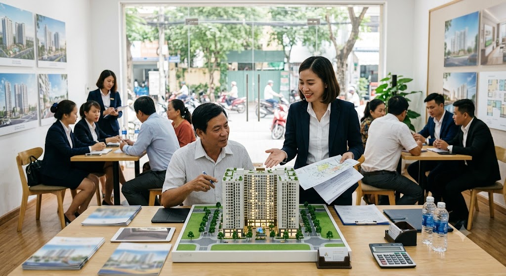 Ảnh 2: quy trình 7 bước bán hàng bất động sản chuyên nghiệp