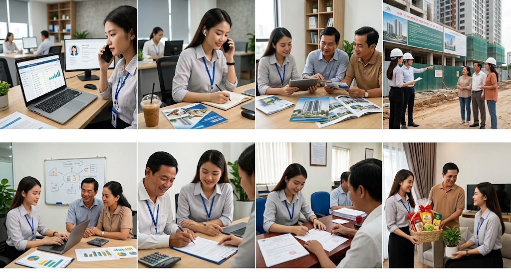 Ảnh 3: quy trình chăm sóc lead bất động sản 8 bước