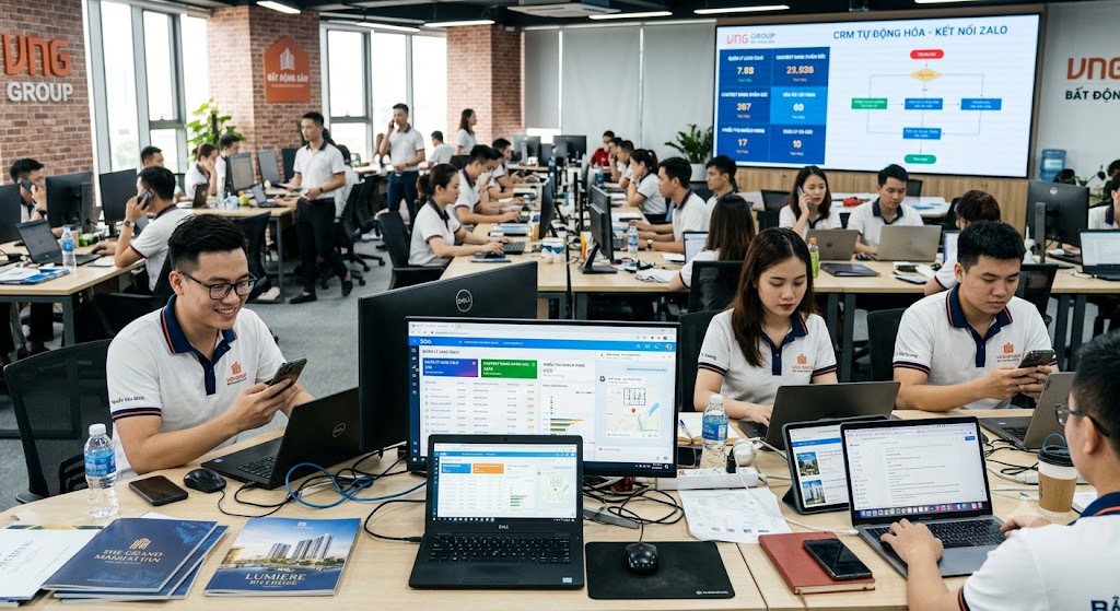 CRM Tích Hợp Chatbot Zalo Bất Động Sản: Giải Pháp Tự Động Hóa Vận Hành & Bứt Phá Doanh Số 4 Ảnh 1: tại sao ngành bất động sản bắt buộc cần crm tích hợp chatbot zalo