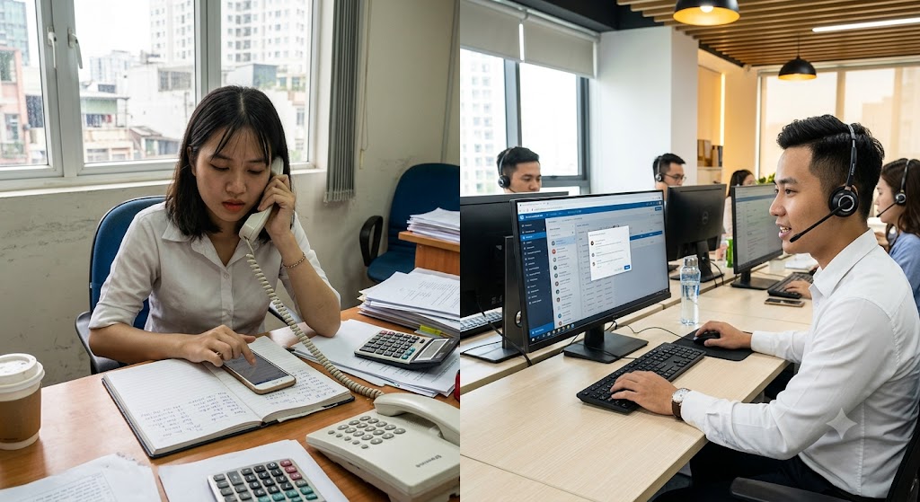 Ảnh 1: tại sao sàn bđs cần crm tích hợp tính năng call center
