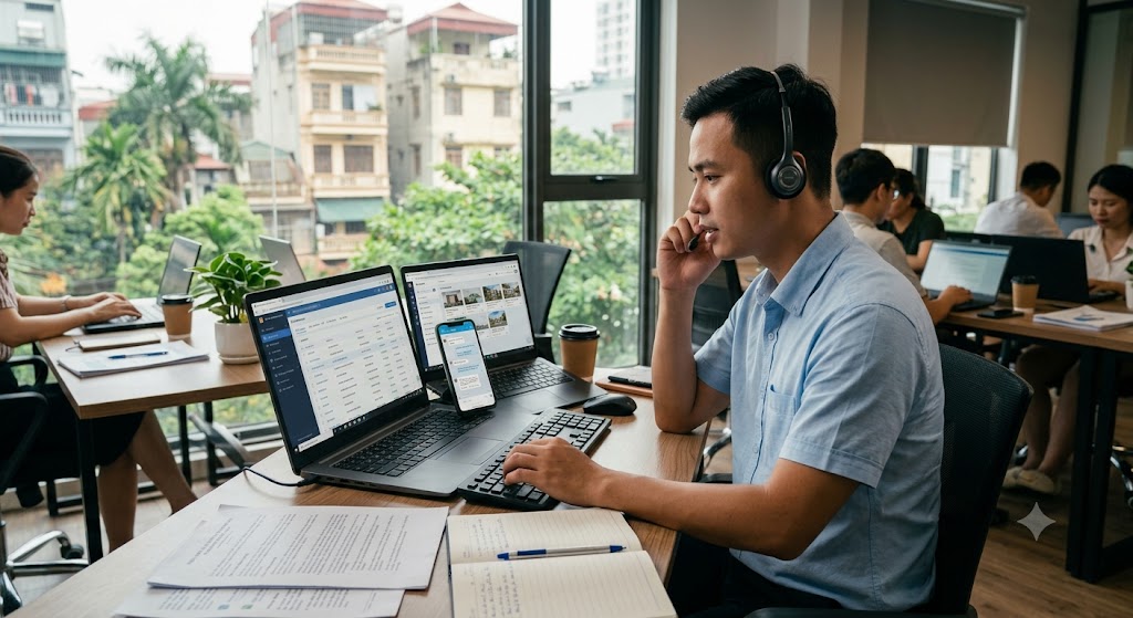 Ảnh 3: top 4 nhóm công cụ không thể thiếu cho sàn bđs làm việc từ xa
