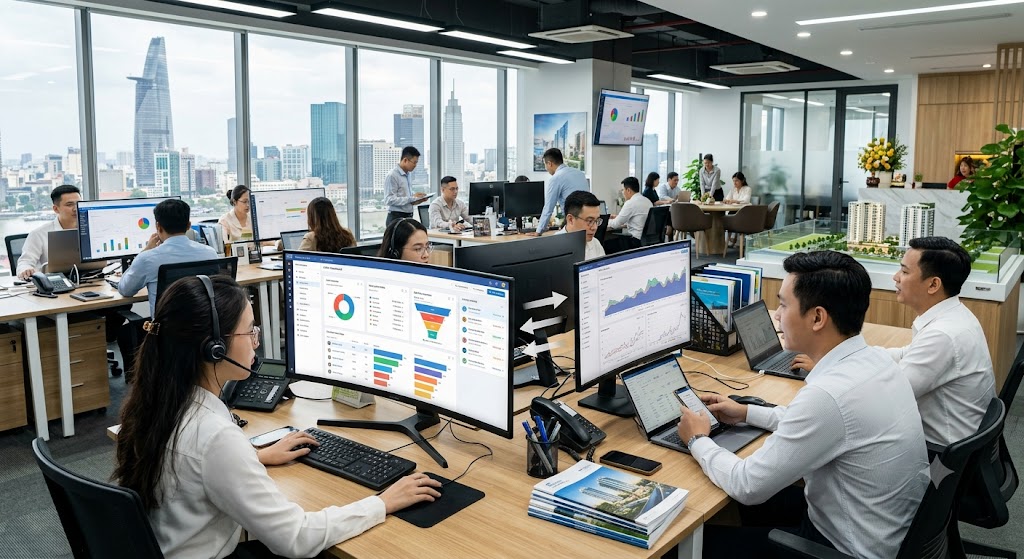 Ảnh 2: vì sao crm là giải pháp cốt lõi để tối ưu chi phí mkt bđs