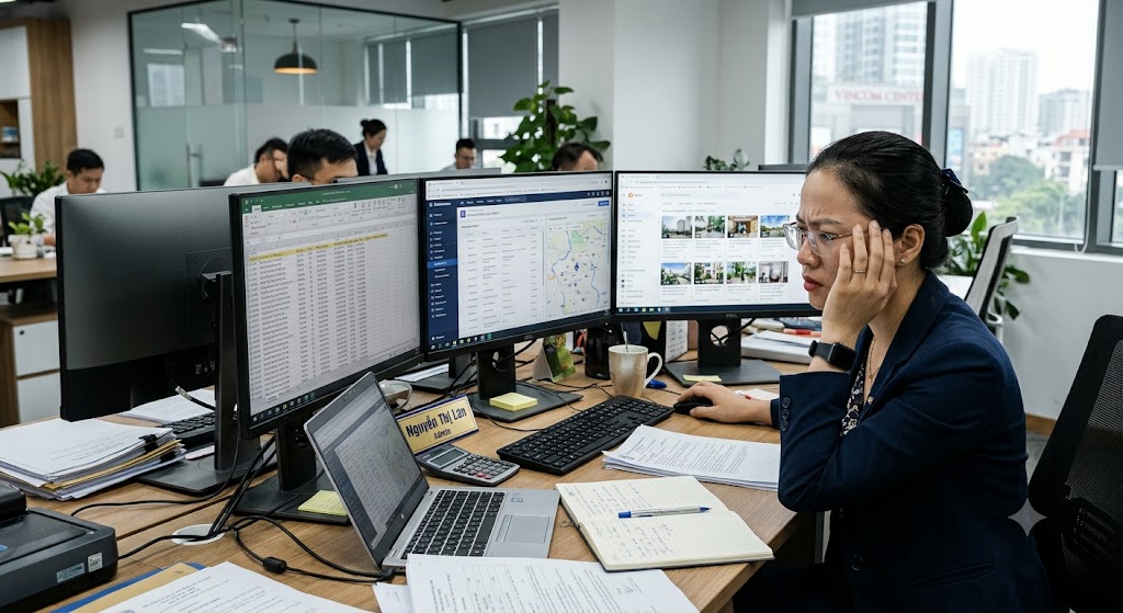 Ảnh 1: admin sàn giao dịch bđs đang gặp những thách thức gì