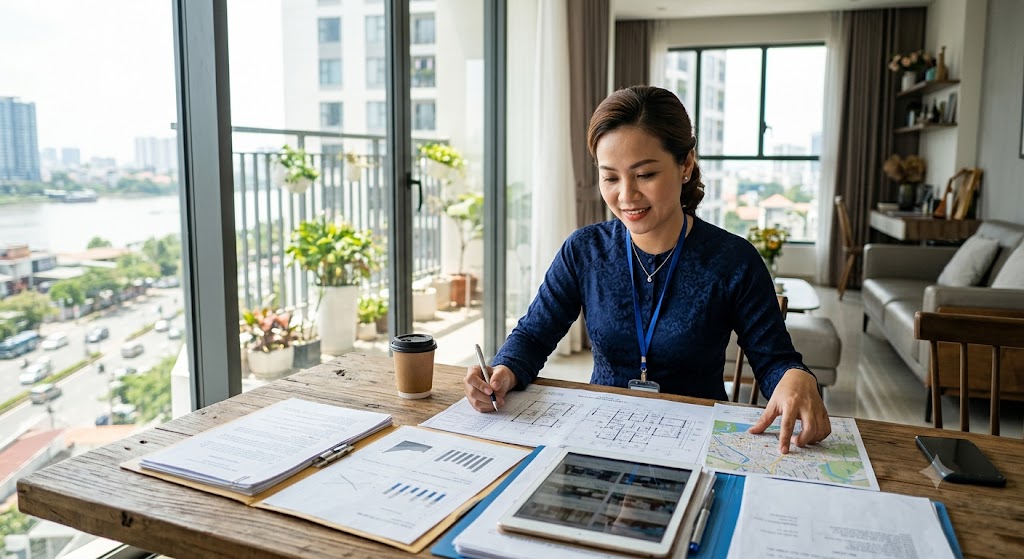 Ảnh 3: bảng checklist thu thập dữ liệu nguồn hàng từ chủ nhà