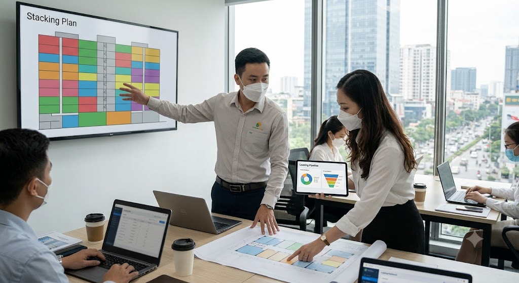 Ảnh 3: các tính năng cốt lõi bắt buộc phải có của crm quản lý bđs thương mại