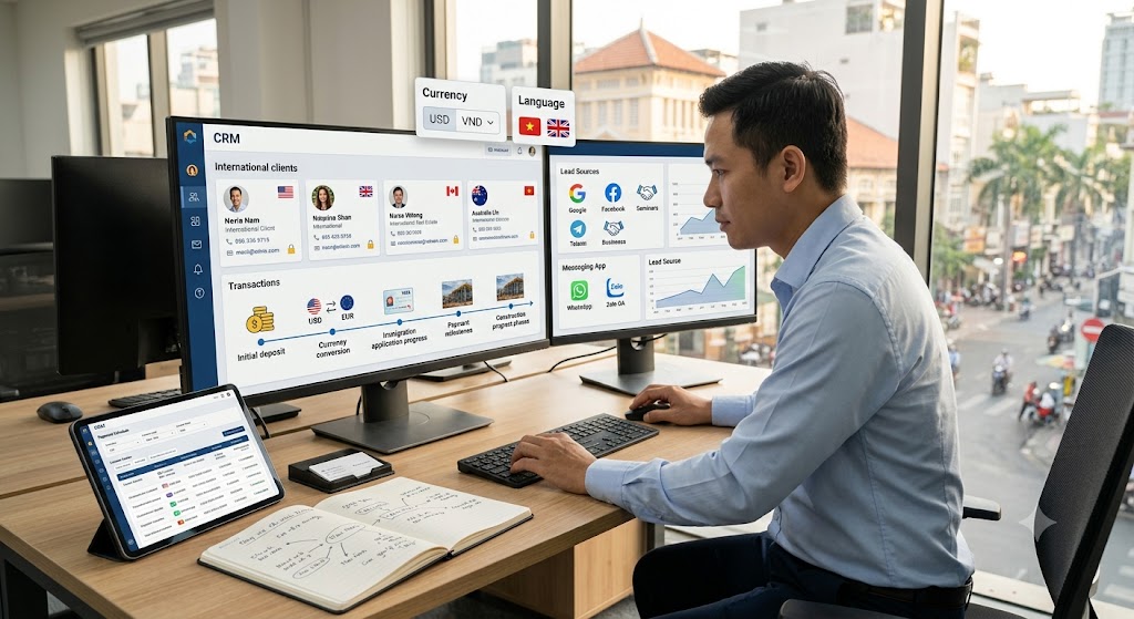 Ảnh 2: các tính năng cốt lõi bắt buộc phải có trên crm bất động sản nước ngoài