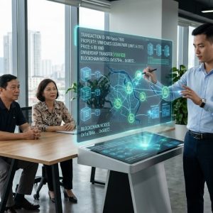 Ảnh 1: công nghệ chuỗi khối blockchain trong giao dịch bđs là gì